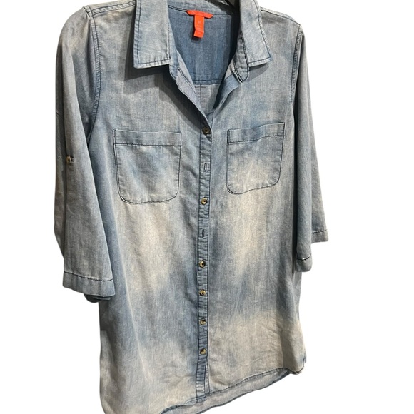 Chelsea & Violet Blue Denim Top - Picture 6 of 8